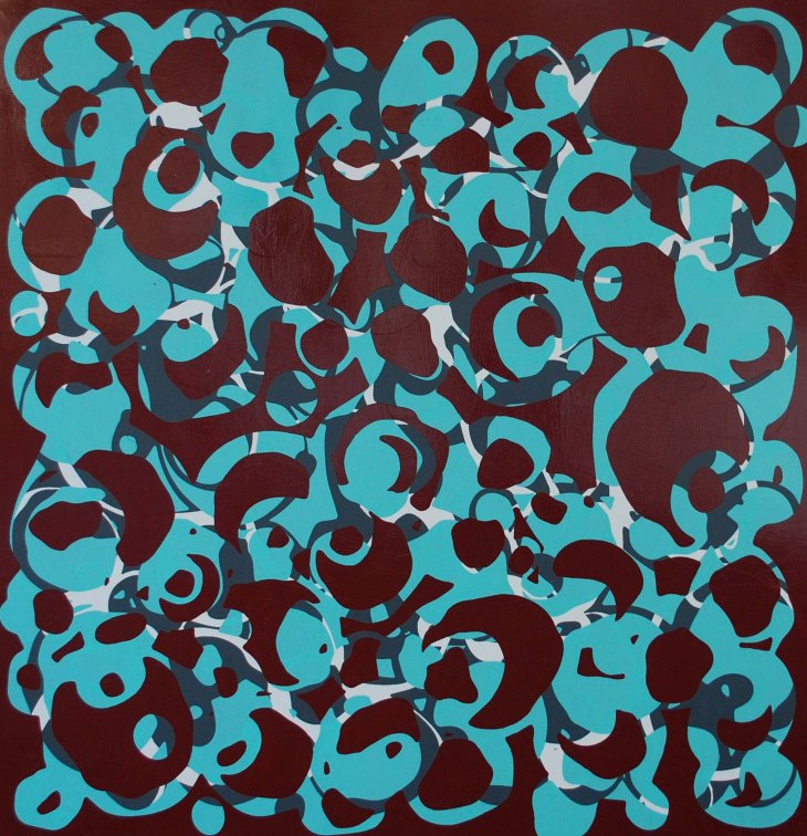 Abstract art, titled Changes #3, by Angie Lister