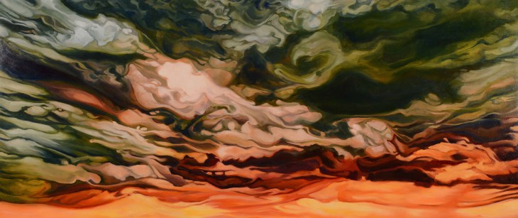 -angie-lister-abstract-art-painting-sunset-in-green-and-orange.jpg